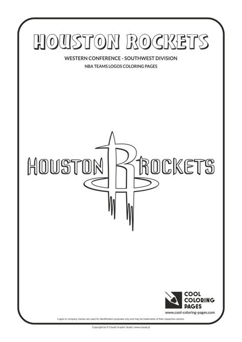 38+ team rocket coloring pages for printing and coloring. Cool Coloring Pages Houston Rockets - NBA basketball teams ...