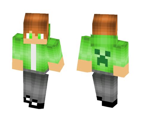 Get Creeper Boy Minecraft Skin For Free Superminecraftskins
