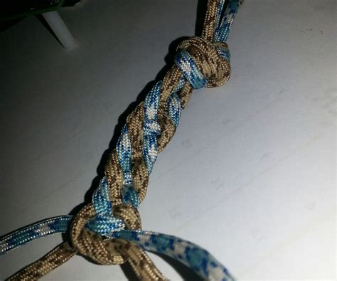 If you opted to braid a 9 inch x 3 inch leather strip, you should be done braiding after 2 cycles total. Four Strand Flat Braid | Braids, Strand, Strand braid