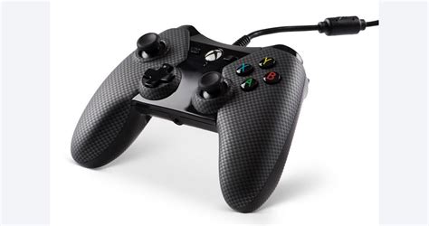 Black Carbon Fiber Wired Controller For Xbox One Xbox