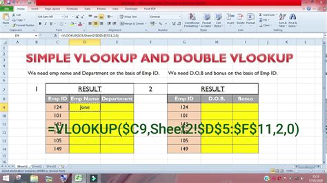 Vlookup Formula Examples Nested Vlookup With Multiple Criteria 2 Way