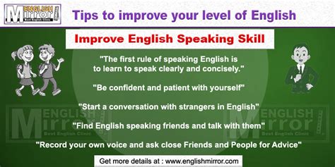 Tips To Improve English Speaking Online Free English Mirror