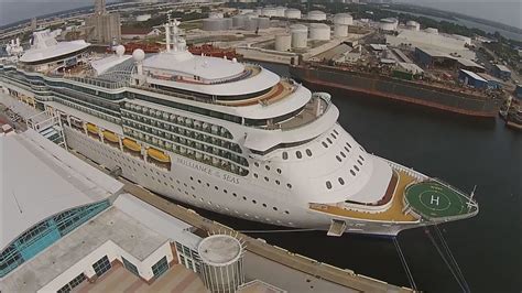 Brilliance Of The Seas Cruise Ship Port Of Tampa Dji Phantom 2