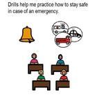 The alarm will sound in a 1 minute cycle. School Lock Down Drill Social Story | School locks, Social ...