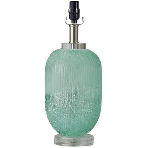 Aqua Crystallized Art Glass Table Lamp 16 At Home
