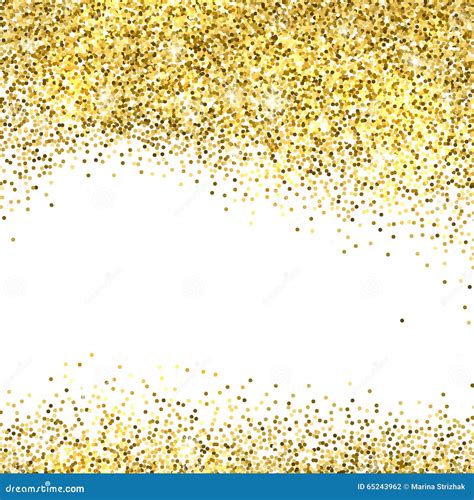 Gold Glitter Background Stock Vector Illustration Of Invitation 65243962