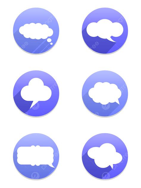 Bubble Cloud Icon Png Vector Psd And Clipart With Transparent