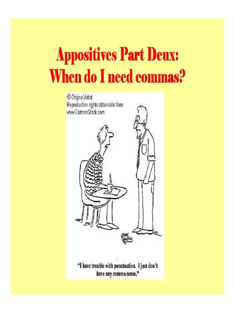 Remember that an appositive is a noun or noun phrase that renames a noun. Appositive Phrases - Essential vs Nonessential | Noun ...