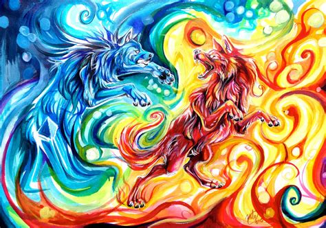 Fire And Ice By Lucky978 On Deviantart