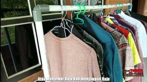 Pilihlah bembu yang besar dan tebal (umumnya jenis bambu betung) yang memiliki diameter minimal 10 cm. Membuat Gantungan Baju Dari Paralon - Pagar Rumah