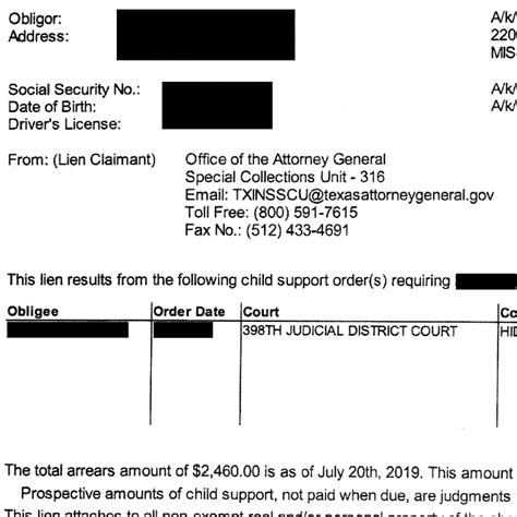 Child Support Liens and Their Effect on Texas Injury Claims — The Law