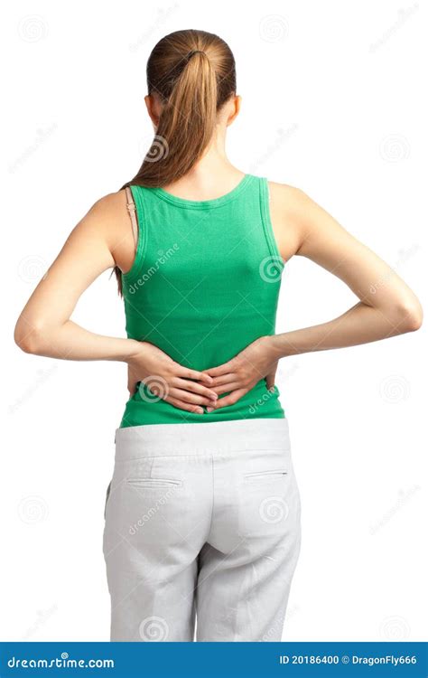 Woman With Back Pain Stock Photo Image 20186400