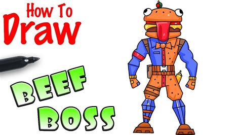 Beef boss fortnite skin hd wallpapers and new tab themes for your browser. How to Draw the Beef Boss | Fortnite - YouTube