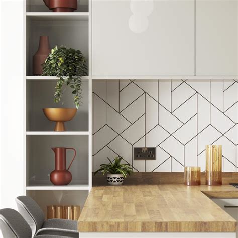 The copper handle complements the soft grey gloss of the kitchen cabinet doors. Hockley Mirror Gloss Dove Grey Kitchen | Fitted Kitchens ...