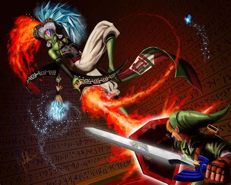 Link Vs Twinrova By Josh Rivers The Legend Of Zelda Ocarina Of Time