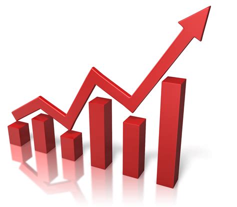 Red Growth Graph Transparent Png Stickpng