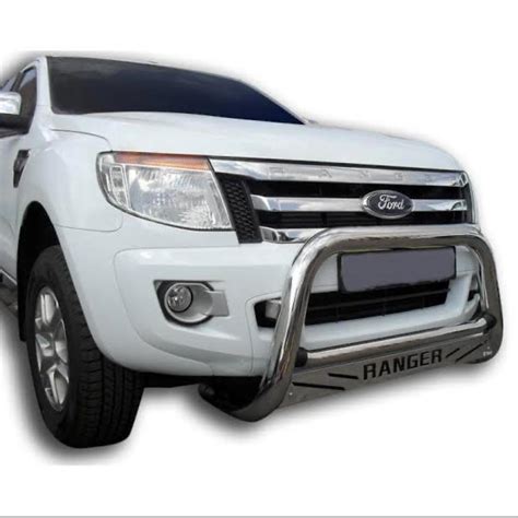 Ford Ranger Stainless Steel Nudge Bar With Sump Guard