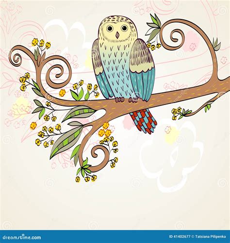 Cartoon Owls Stock Vector Illustration Of Animal Character 41402677