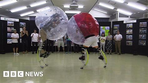 Going For A Knockout With Bubble Jumping Bbc News