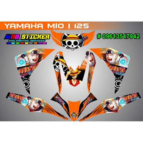 Yamaha Mio I 125 Full Decals Shopee Philippines
