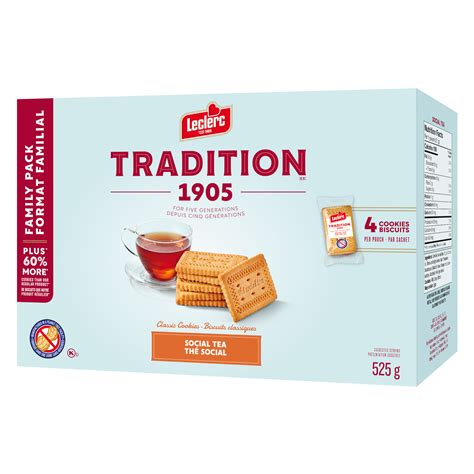 Classic cookies - Social Tea Individually Wrapped (4) Cookies-Family