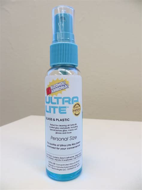 Ultra Lite Glass And Plastic Cleaner Personal Size G Collective