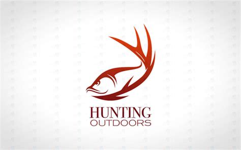 Creative Fishing Logo Hunting Logo Outdoor Logo Lobotz Ltd
