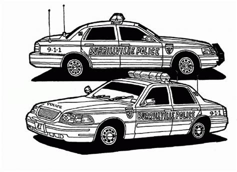 Police Car Coloring Pages To Print - Coloring Home