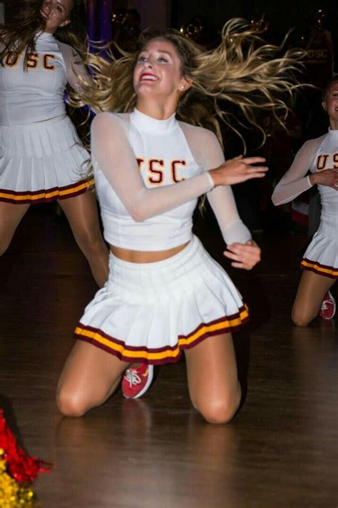 Pin By Jose Andres On Usc Cheer Skirts Cheerleading Fashion