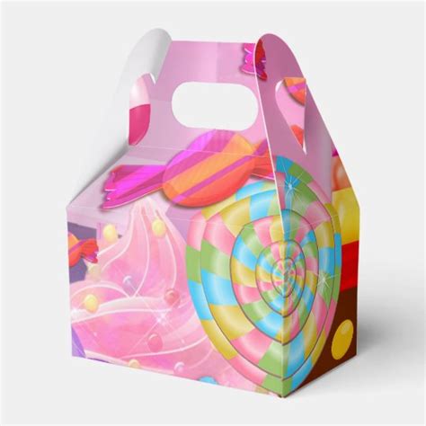 Candy Land Party Fantasy Sweets Birthday Favor Box