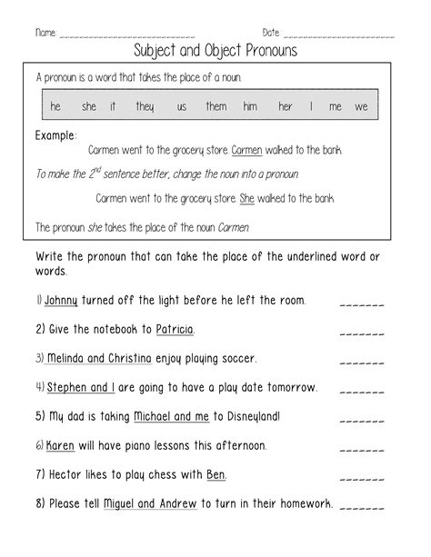 Englishlinx.com | Pronouns Worksheets
