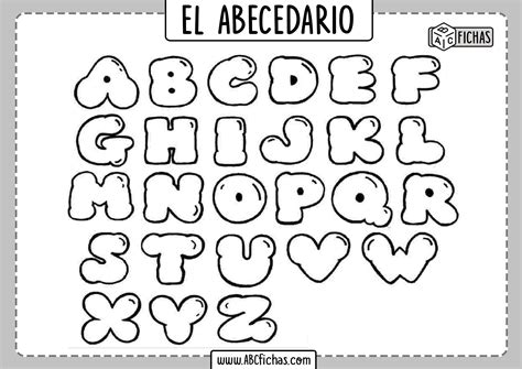 Colorear Dibujos Infantiles Alfabeto Para Imprimir Y Colorear Letras