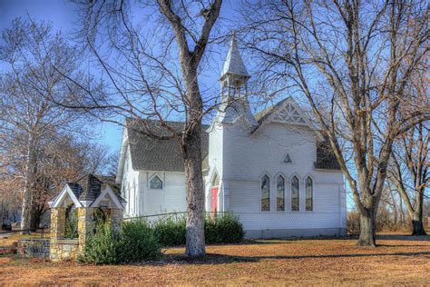 Morganville Kansas Methodist Church Photograph By Larry Pacey Fine
