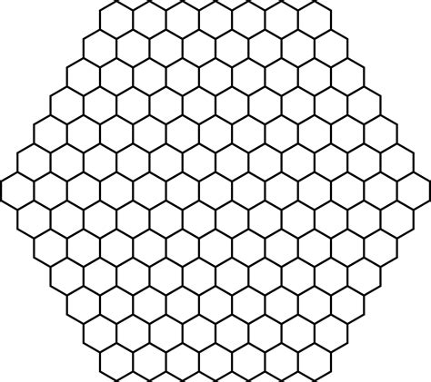 How to draw hexagon grid png image