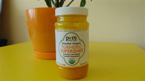 Pure Indian Foods Turmeric Ghee Review Grass Fed Organic Turmeric Ghee