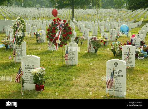 Families mourn the loss of their loved ones on Memorial Day at section