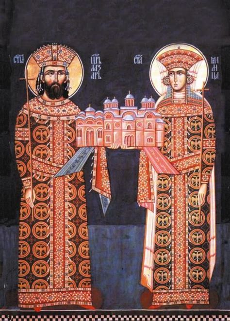 Tsar Lazar Of Serbia Orthodox Icons Serbia History