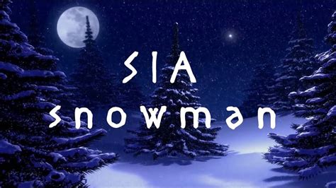 Snow, 'till death we'll be freezing yeah, you. Sia - Snowman (Lyrics) | Christmas music, Furler, Music songs