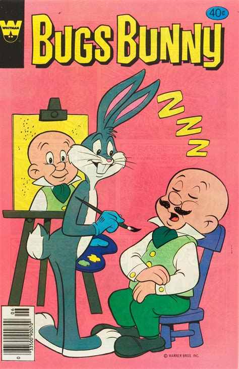 Hakes Bugs Bunny 209 Comic Book Cover Original Art