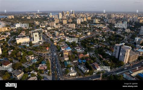 An Aerial View Of Dar Es Salaam Tanzania Stock Photo Alamy