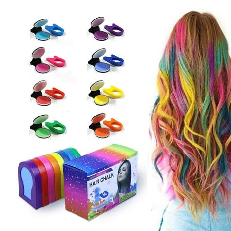 Hair Chalk Temporary Bright Hair Color Dye For Girls Kids Washable