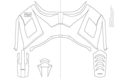 Descargue como pdf o lea en línea desde scribd. Mortal Kombat SubZero / Saibot Mask PDF Template (con ...