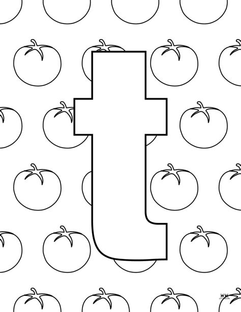 Letter T Coloring Pages 15 Free Pages Printabulls