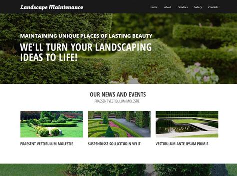 Find the perfect website template for your home and garden business. 59 Best Gardening and Landscaping Website Templates - freshDesignweb