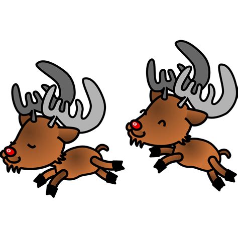 Reindeer Clipart Svg 288 Svg File For Silhouette