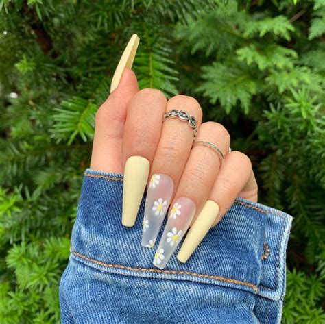 Glue On Nails False Nails Spring Summer Nails Milky White Butterfly