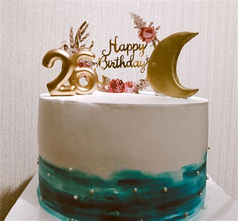 Birthday Cake Happy Birthday Moon Cake Decor Birthday Party 26 Birthday