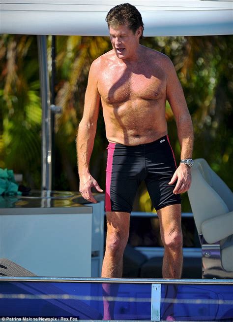 David Hasselhoff Puts His Muscular Beach Body Back On Show As He Wears