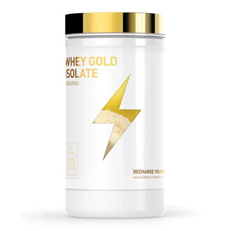 Whey Gold Isolate Battery Nutrition