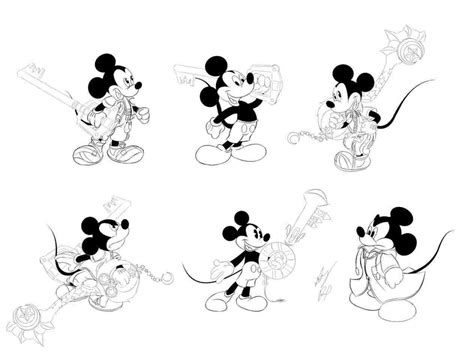 Mickey Mouse Line Drawing At Explore Collection Of